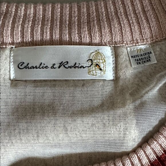 Charlie & Robin Anthropologie Wool Blend Romantic Boho Tiered Tulle Cardigan  M - Picture 8 of 13